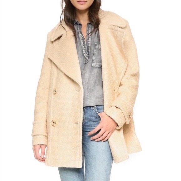 wheat peacoat